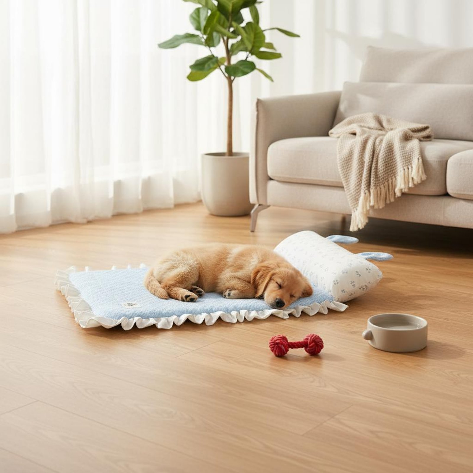 Dog Cooling Mat - Hondenkoelmat Schattig oorkussen Koelmat voor katten