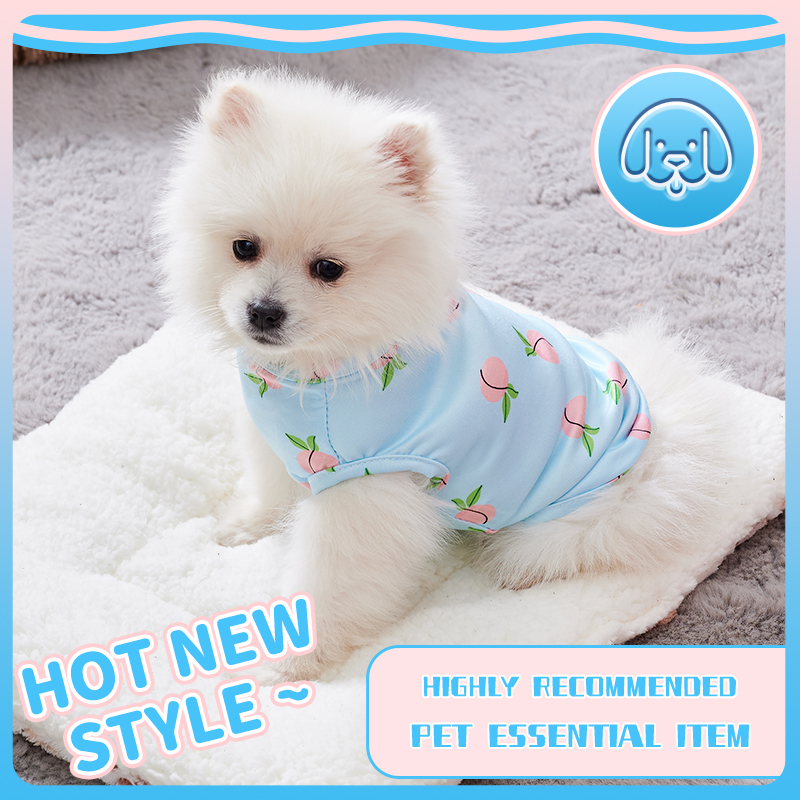 Pet Supplies York - Roze Perzik Patroon Vest Voor Hond