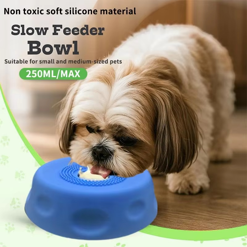 Slow Feeder Dog Bowl - Pet Lick Mat Yoghurt Likplaat Slow