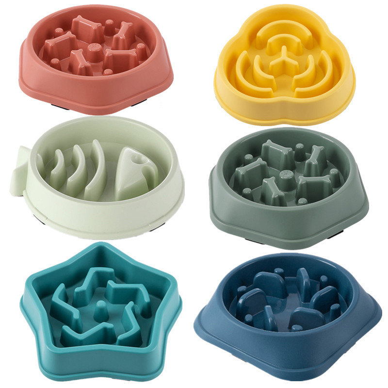 Slow Feeder Dog Bowl - Huisdier Kat Hond Slow Food Bowl
