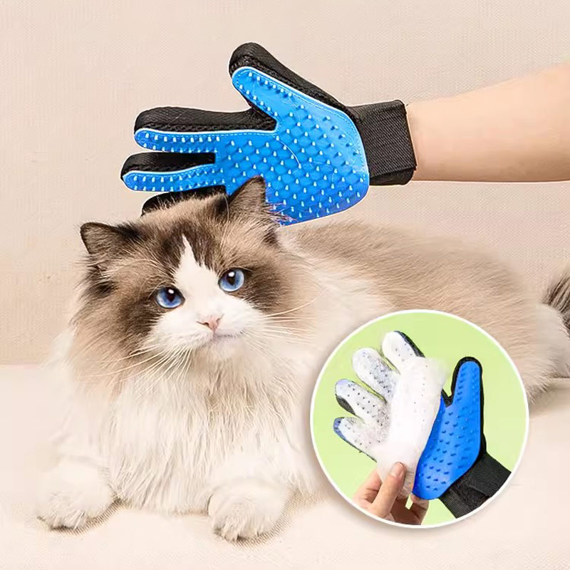 Pet Hair Remover Brush - Dierenhaar Verwijderen Handschoenen Rubber Kat Verzorging