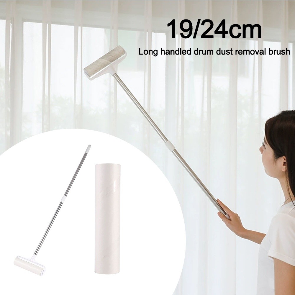 Pet Hair Remover Brush - Afscheurbare Lintrollerborstel met lange steel Telescopisch