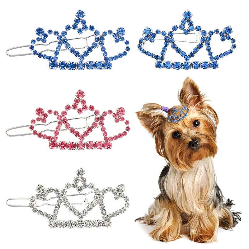Pet Supplies York - Bling Delicate Kristal Hond Haarspeld Strass