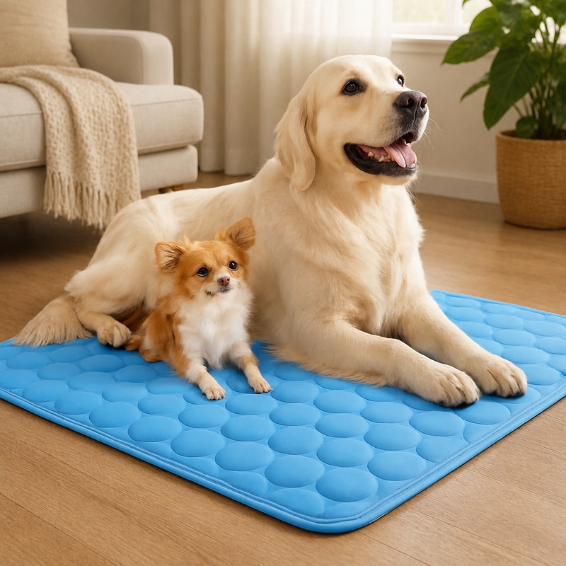 Dog Cooling Mat - Koelmat van ijszijde voor huisdieren, ademende