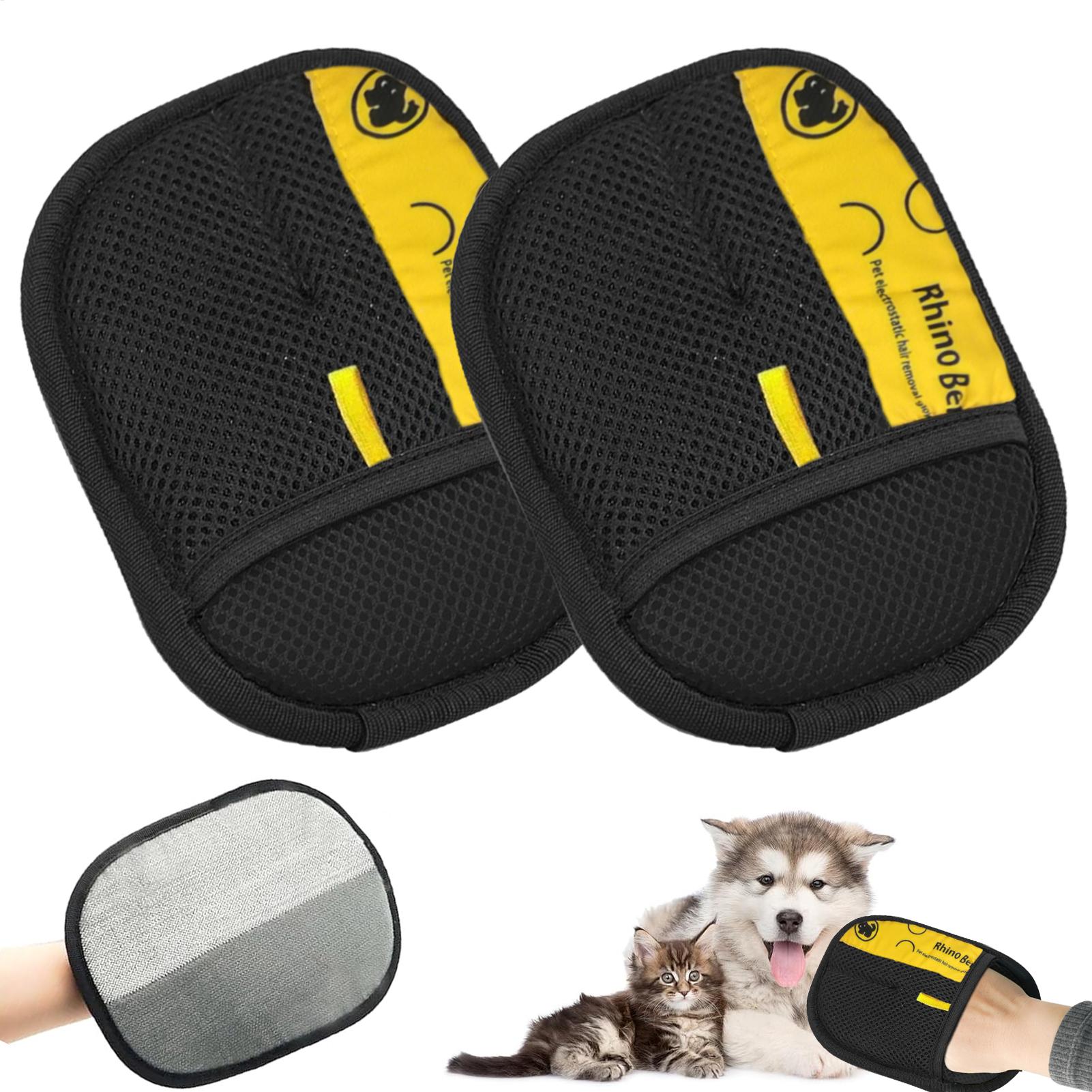 Pet Hair Remover Brush - 1 paar Statische Verwijderingshandschoenen Voor Dierenhaar