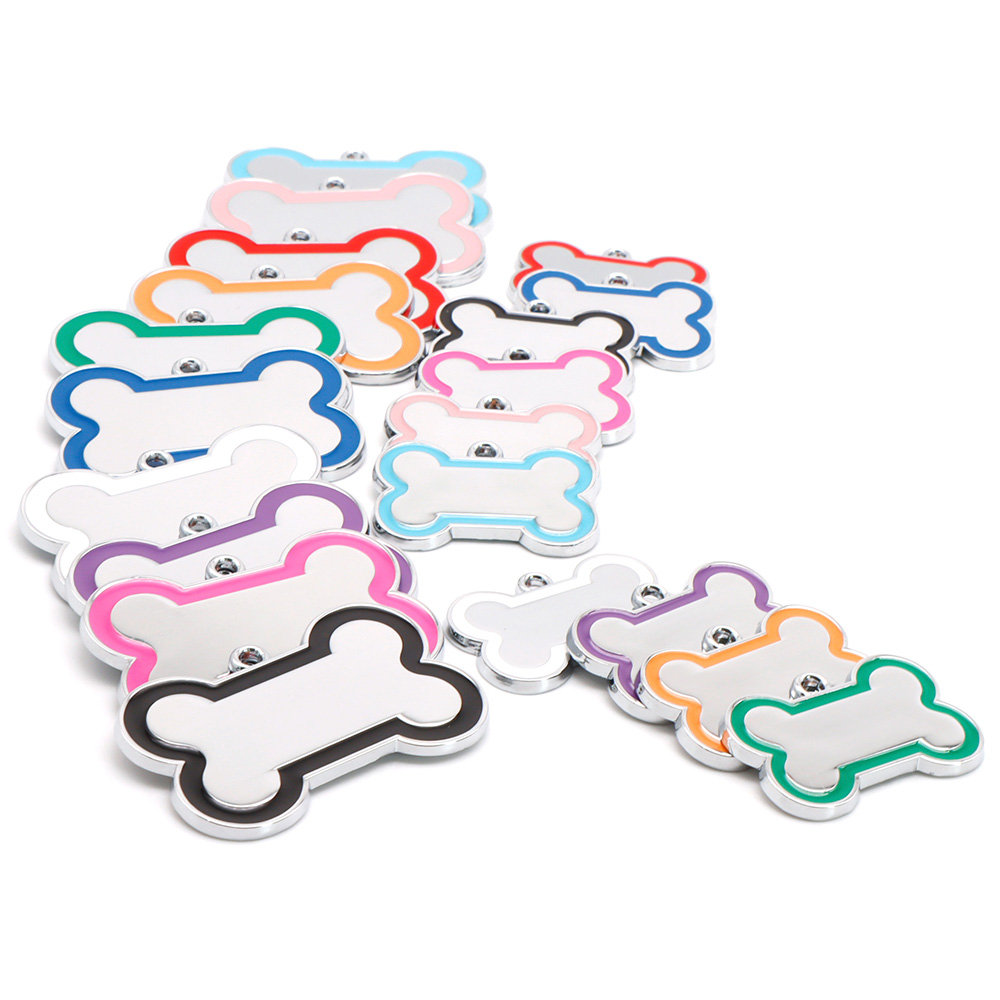 Pet Supplies Wholesale - Groothandel 100Pcs 10 Kleurrijke Leuke Gegraveerd