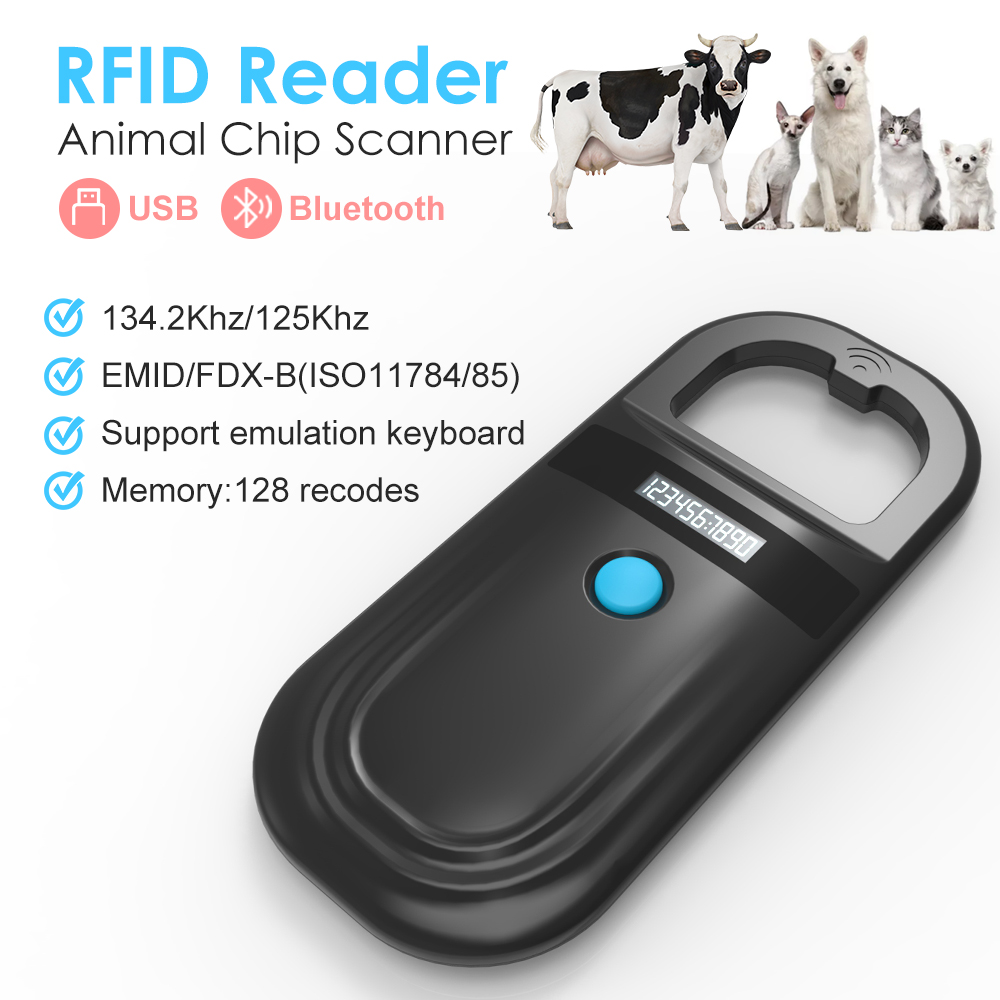 Zwart Dier RFID-lezer 134.2 KH - Pet Supplies Online recensie en prijs