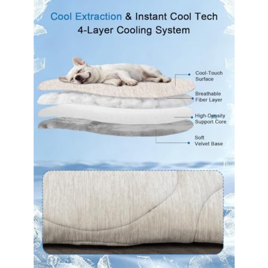 Koelmat voor honden, direct ve - Dog Cooling Mat recensie en prijs