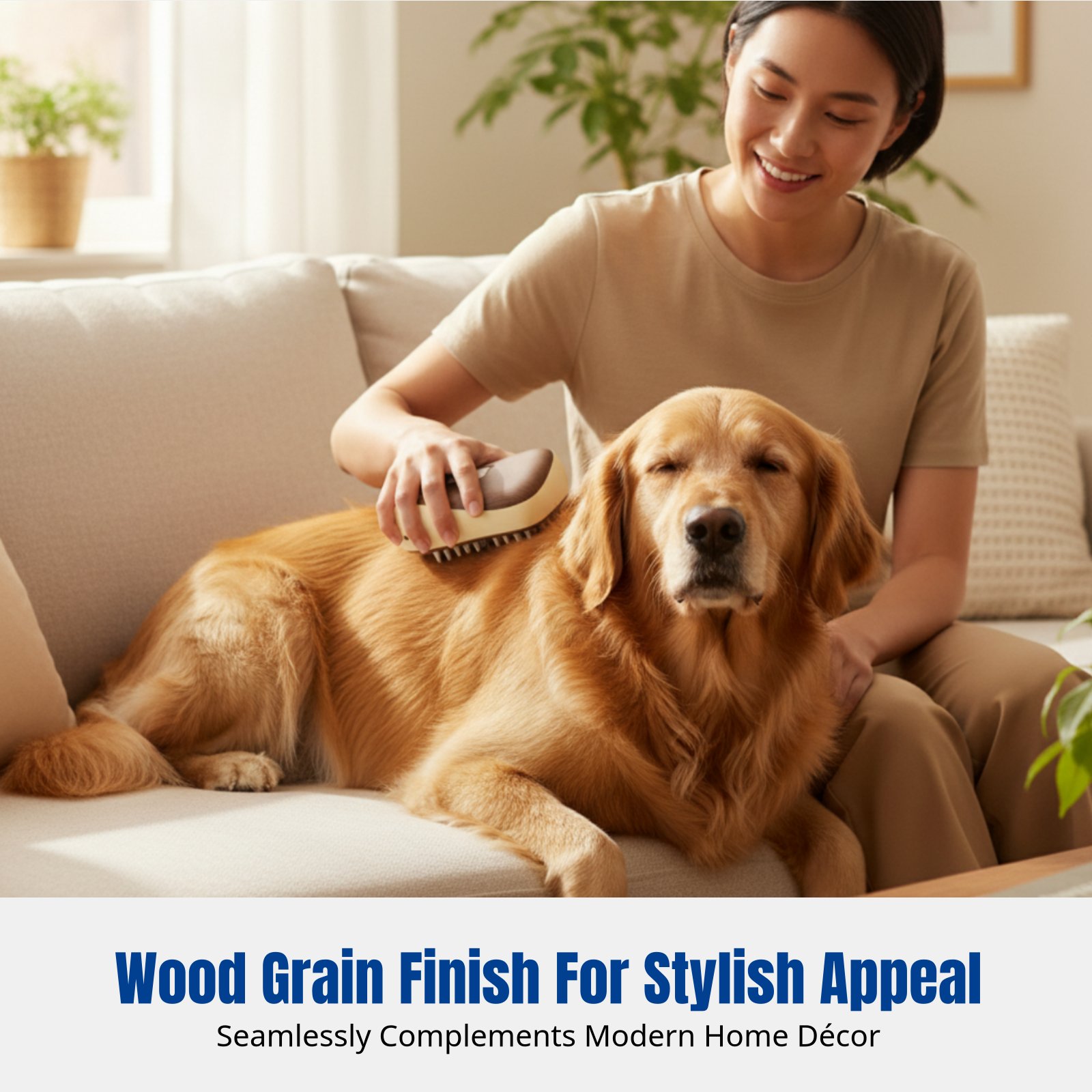 Stoomspray-hondenborstel, hout - Pet Hair Remover Brush recensie en prijs