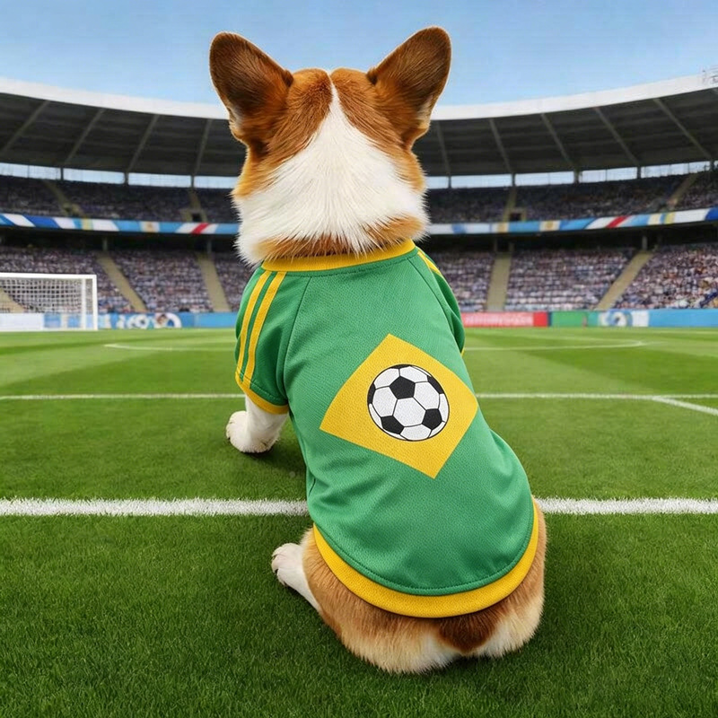 Voetbalpatroon Hondenkleding A - Pet Supplies Jersey recensie en prijs