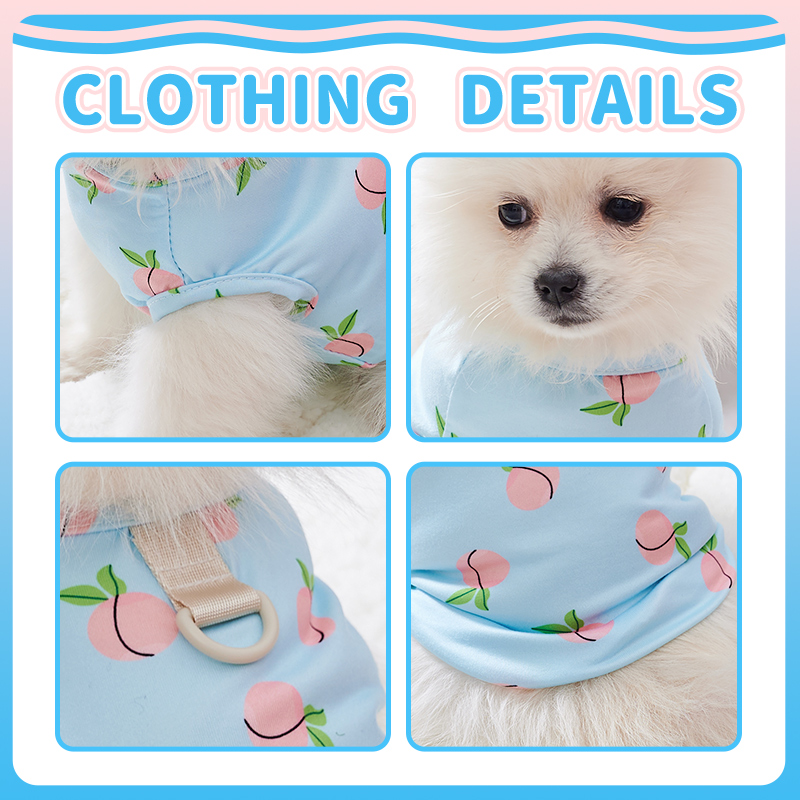Roze Perzik Patroon Vest Voor  - Pet Supplies York recensie en prijs