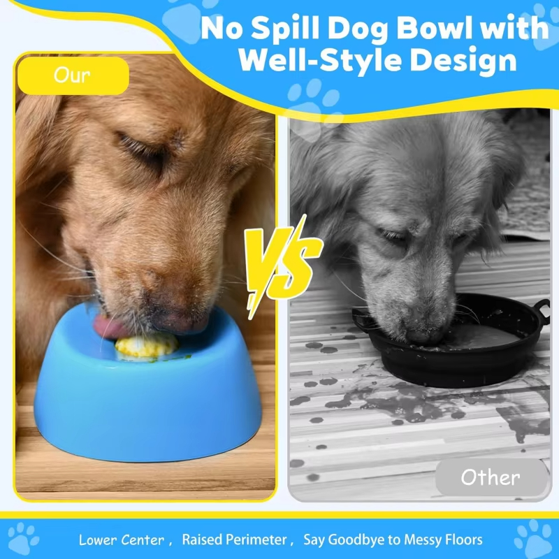Anti-slip hondenkommen met bol - Slow Feeder Dog Bowl recensie en prijs