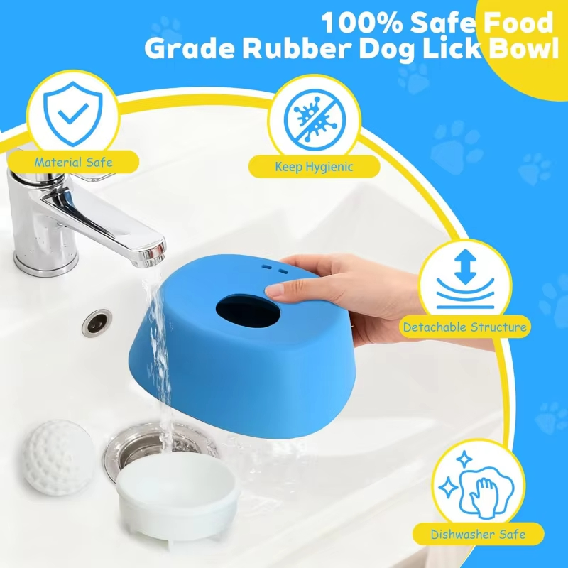 Anti-slip hondenkommen met bol - Slow Feeder Dog Bowl recensie en prijs