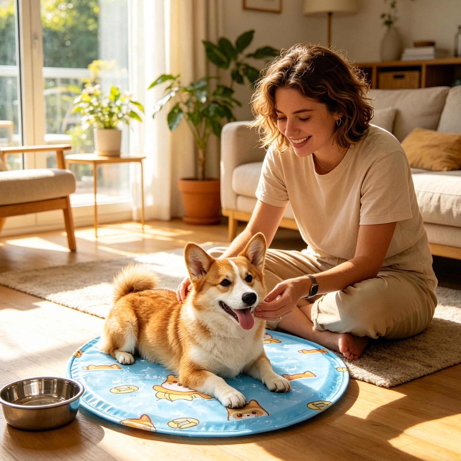 Koelmat voor honden, comfortab - Dog Cooling Mat recensie en prijs
