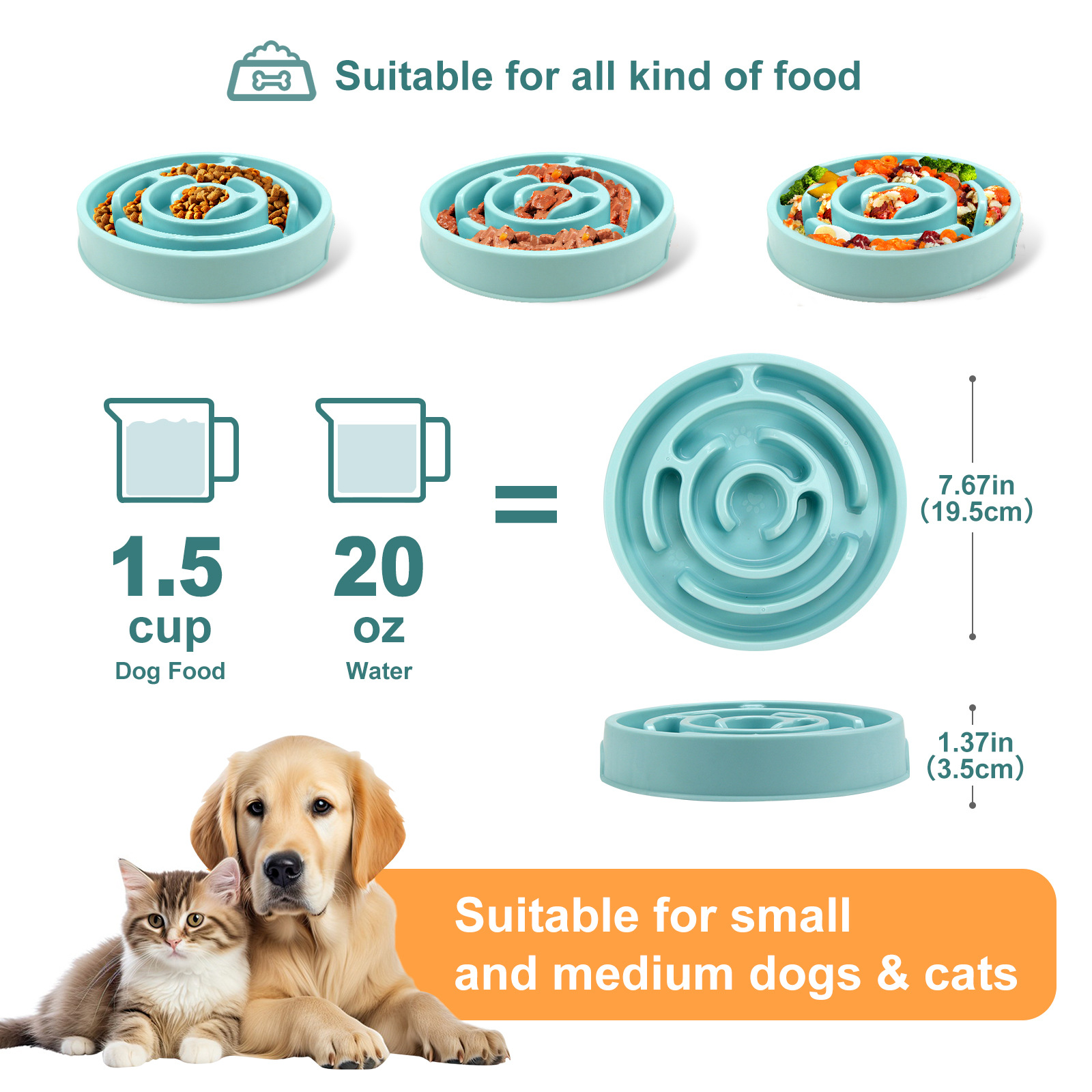 Slow Food Bowl voor huisdieren - Slow Feeder Dog Bowl recensie en prijs