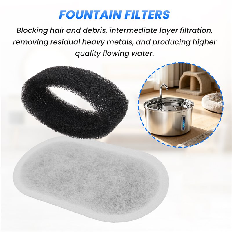 16 Set Kattenwaterfontein Filt - Cat Water Fountain Filter recensie en prijs