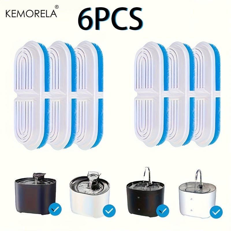 KEMORELA 6/10/16pcs Waterdispe - Cat Water Fountain Filter recensie en prijs