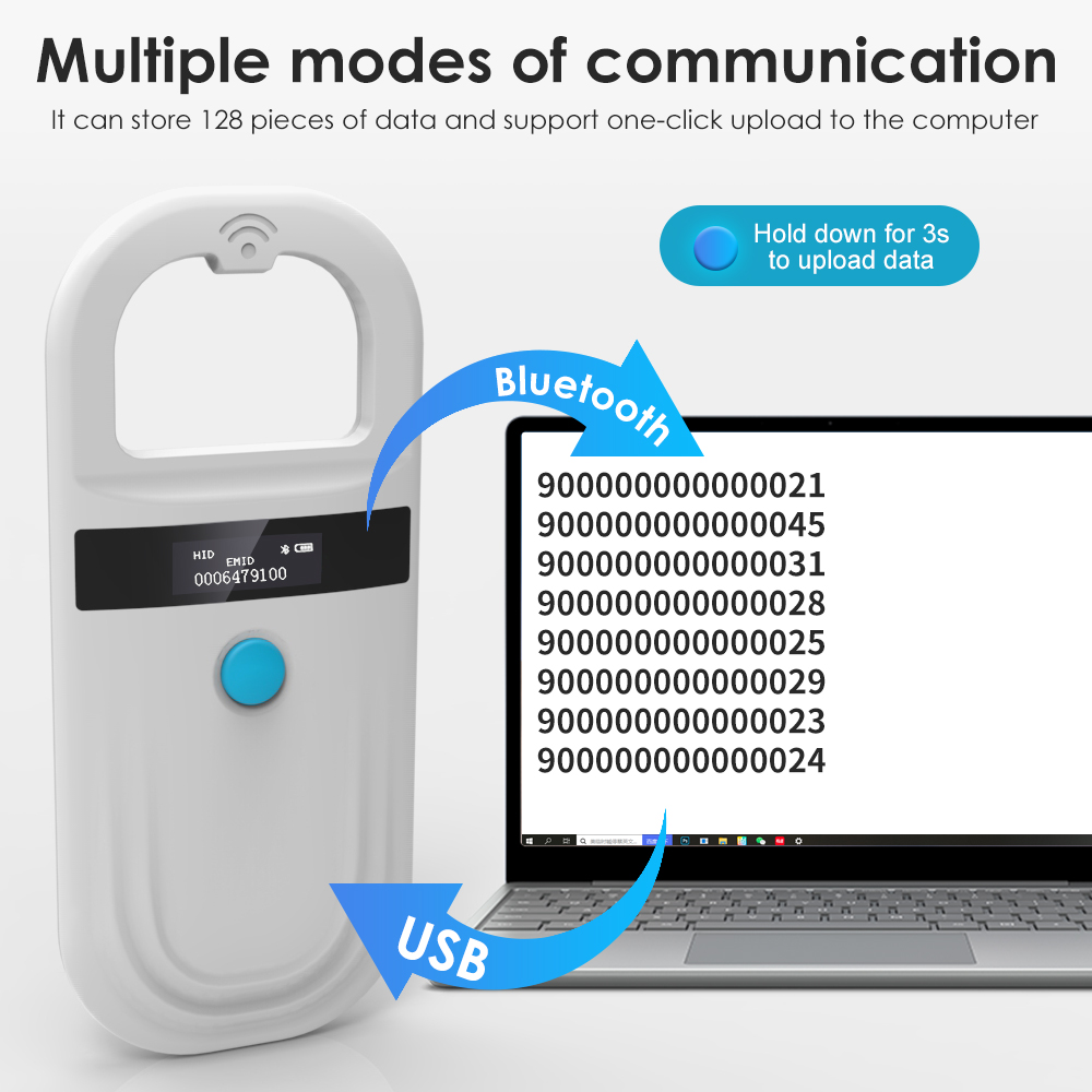 Handheld 134,2 KHz 125 kHz Die - Pet Supplies Online recensie en prijs