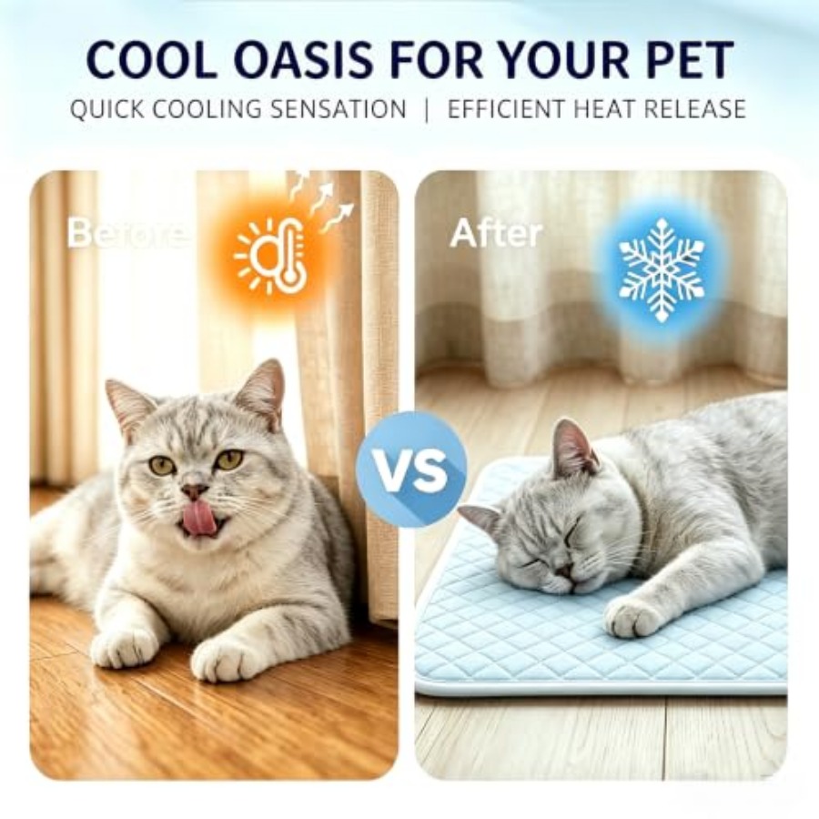 Koelmat voor honden, zelfkoele - Dog Cooling Mat recensie en prijs