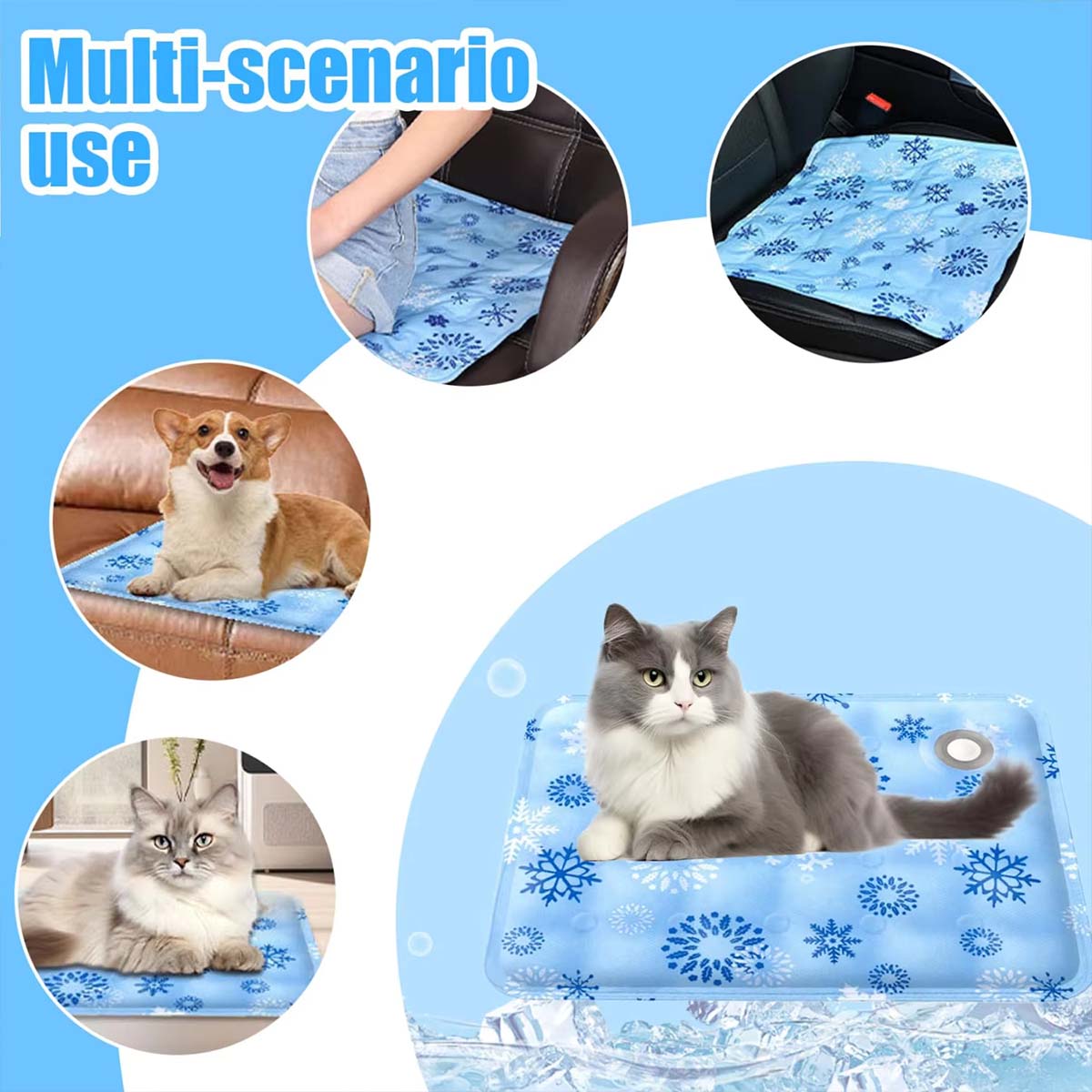 Zomermat voor huisdieren, ijsm - Dog Cooling Mat recensie en prijs
