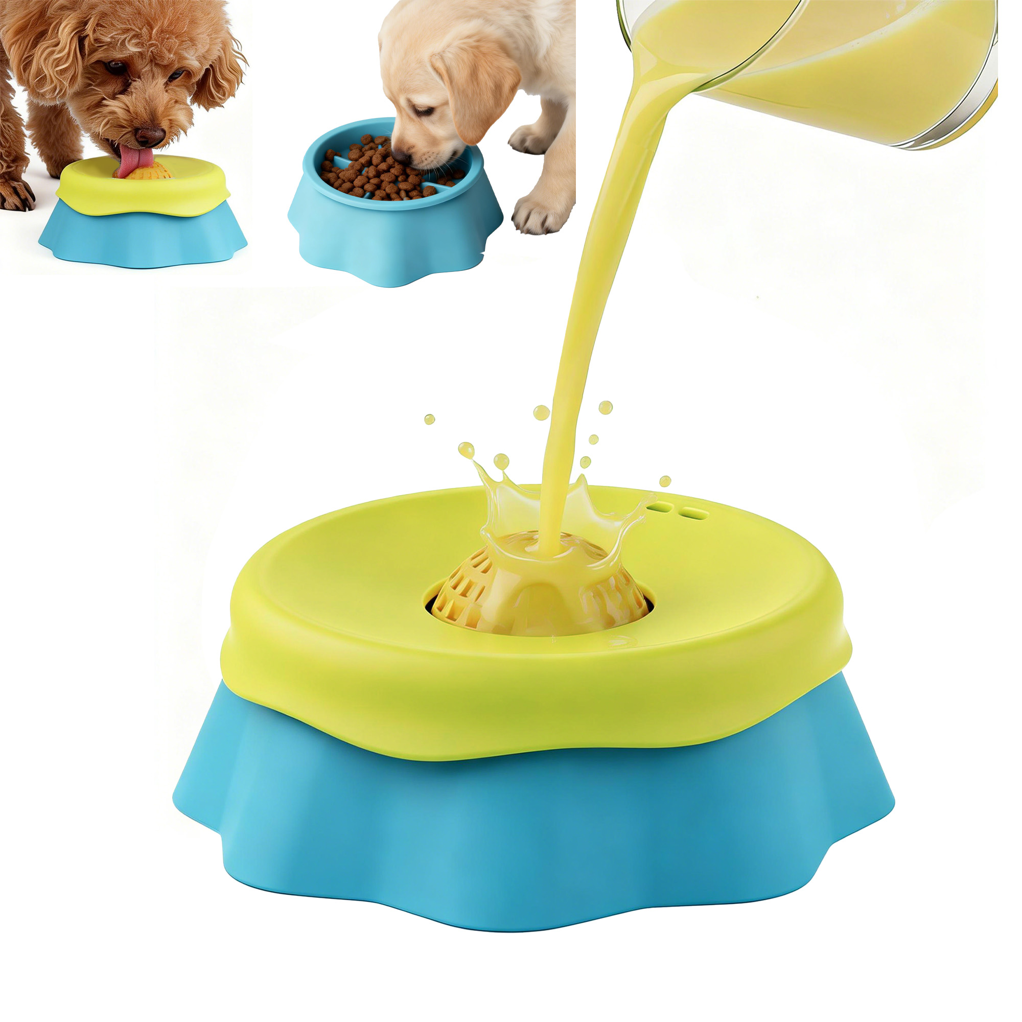 Hondenlikbak Slow Feeder honde - Slow Feeder Dog Bowl recensie en prijs